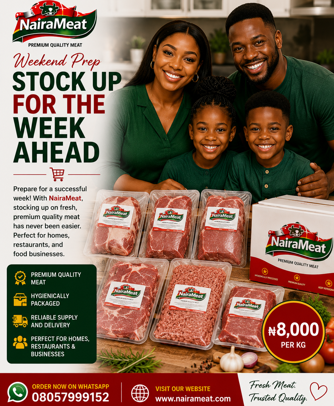 First-Order Discount for our cow meat
